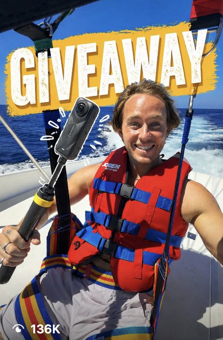Insta360 Giveaway Campaign